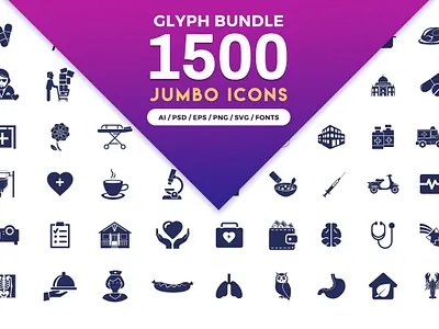 Glyph Vector Icons Pack graphic design graphics readytouse vector