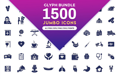 Glyph Vector Icons Pack graphic design graphics readytouse vector
