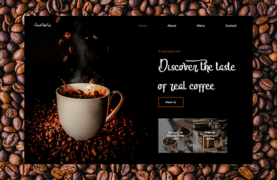 Coffee Website animation app art branding design illustration logo ui ux web