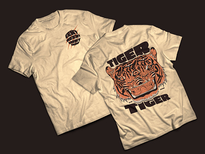 Tiger Tiger Apparel Design apparel design graphic design illustration merch shirt design