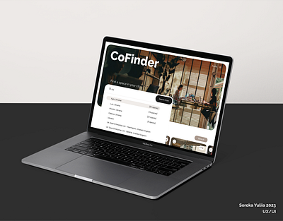 CoFinder, UX/UI Case Study app case study colors design figma product design typography ui ux webdesign website