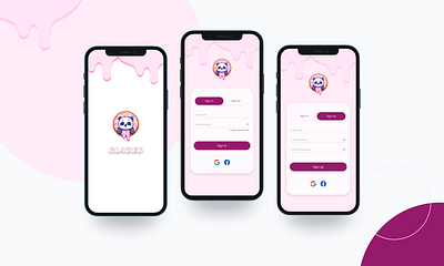 Donut App Sign Up Flow donut app ui ux donut mobile app ui ux mobile app design sign in sign up page ui ui ux ux