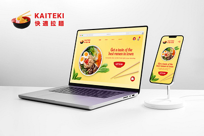 KAITEKI (Ramen Restaurant) app design ui ui design user experience user interface ux uxui uxui design web design