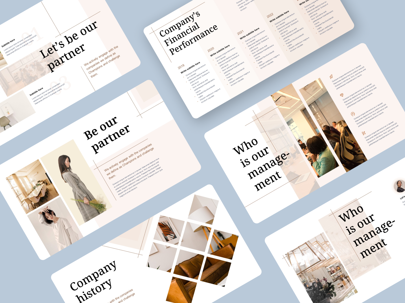 Example of Redesign Your Business Deck Template
