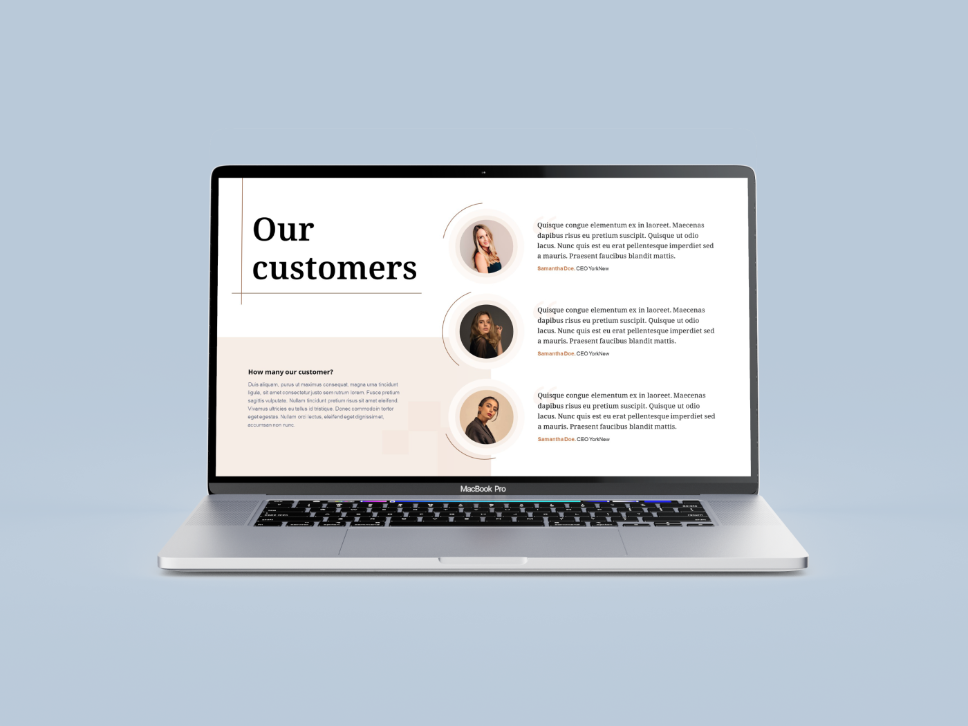 Example of Redesign Your Business Deck Template