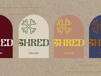 Shred Stickers art design stickers