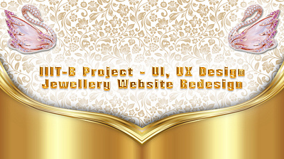 Jewellery Web Site Redesign graphic designing logo designing ui ux