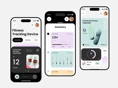 Fitness App UI app design exercise fitness fitness coash fitness tracker flutter gym gym session health ios mobile muscle online training saas startup statistics training ui ux web design