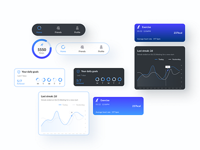 UI components app components design mobile mobiledesign ui ui design uiux ux