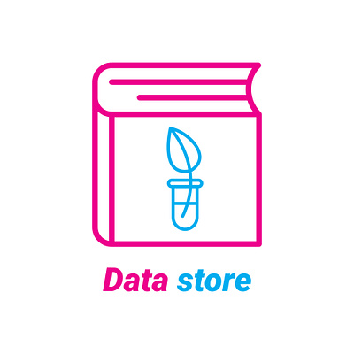 Modern Data Store Logo abstract app branding cloud data design device digital disk encoded graphic design icon illustration logo modern data store logo optical storage store symbol vector