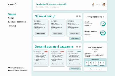 App for teacher-student interaction app appdesign design learningapp ui ux