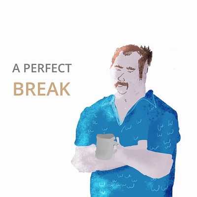 Coffee Break animation art art direction