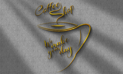 Coffee Shop Logo Design animation app branding coffee shop design flat graphic design icon illustration logo logo design shop logo shopping typography ui vector