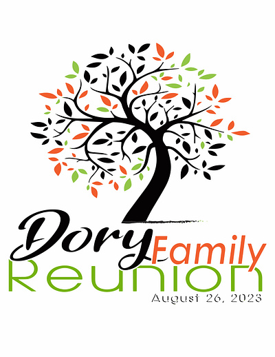 Family Reunion T-shirt Graphic branding graphic design work