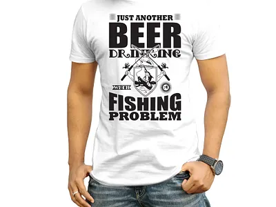 Just Another Beer T-shirt design amazon amazon t shirt beer tshirt bulk t shirt custom custom t shirt fishing t shirt merch t shirt tesspring trendy typography