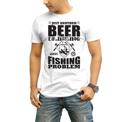 Just Another Beer T-shirt design amazon amazon t shirt beer tshirt bulk t shirt custom custom t shirt fishing t shirt merch t shirt tesspring trendy typography