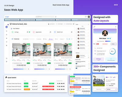 Real estate Web App UI UX Design design designer freelance freelancedesigner graphic design interaction design logo mobile app mobile ui mockup product design prototype ui ui ux uidesign uiuxdesign ux web app webdesign wireframe