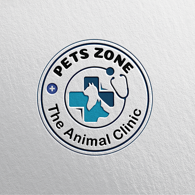 Animal Clinic Logo 3d branding graphic design logo motion graphics