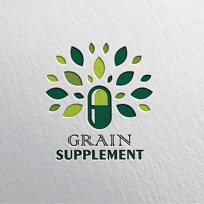 Supplement Product Logo 3d animation branding graphic design logo motion graphics socialmedia