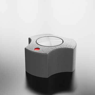 Awesome Gray Anisotropy Knob-23 anisotropy audio.knob design graphic design gray knob render ui