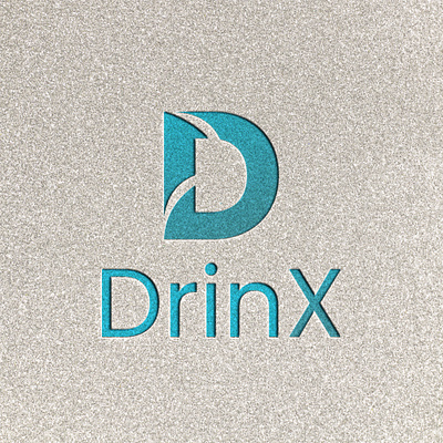DrinX - Logo Design | Minimalist | Modern | Logo (Unused) brand identity branding design drinx logo graphic design logo logo designer logoroom logos vector