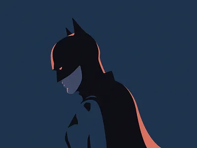 The Batman bat batman city clean dark design film gotham graphic design illustration knight light minimalism moon movie music night simplicity superhero vector