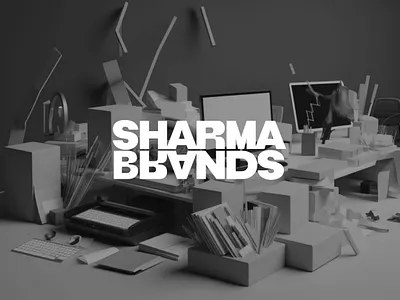 Sharma Brands aestethic brand branding design figma graphic design illustration logo webflow website