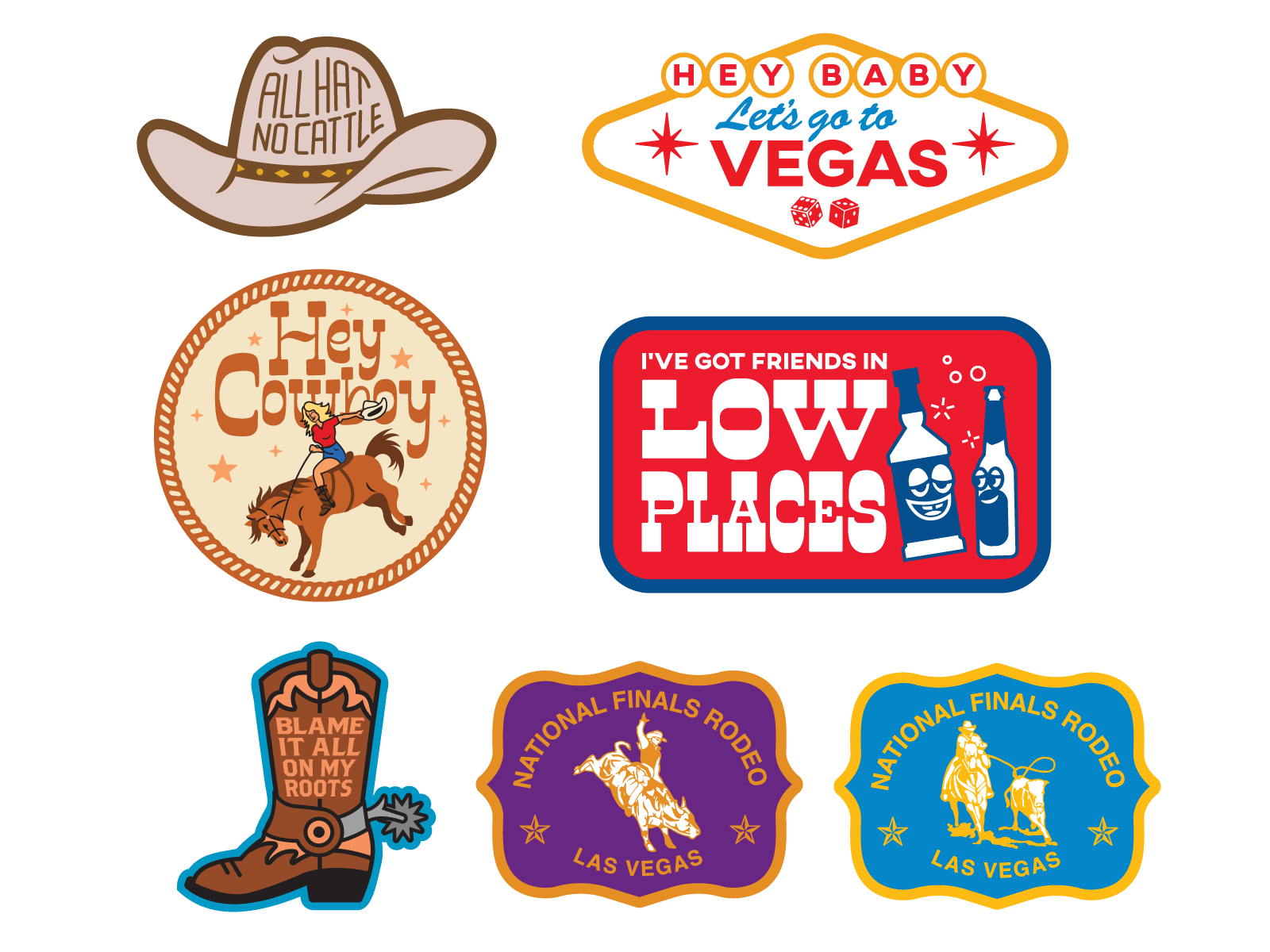 National Finals Rodeo by Bradley James Lockhart on Dribbble