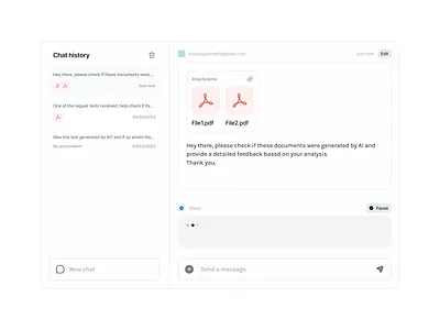 AI Detection Tool ai ai detection tool automated content detection chatbot content verification pdf analysis tool ui