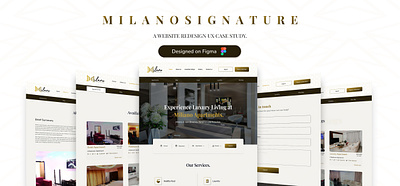 Milanosignatures UX Case Study casestudy design website