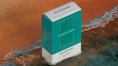 Package design of Heavenduft Perfumes branding graphic design