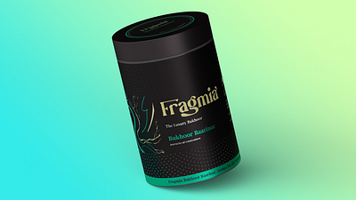 Packaging designs of Fragmia 3d branding logo