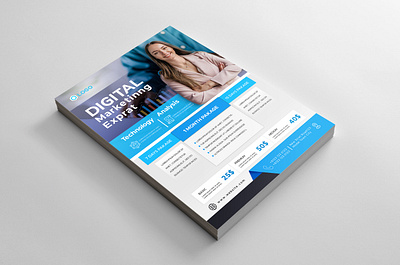 Corporate Flyer Design banner branding business clean corporate creative work design digital flyer graphic design poster