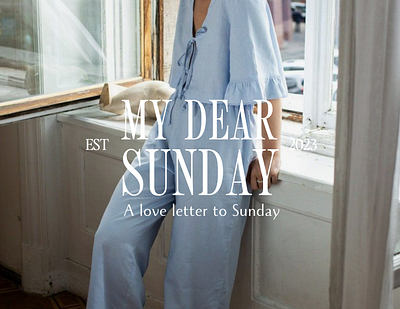 My Dear Sunday - Logo & Branding branding fashion brand logo fashion branding fashion logo graphic design logo logo design