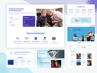 Nonprofit Website Design - AHC charity charity website design collaboration design empowering foundation graphic design hemiplegia kids logo non profit nonprofit nonprofit web design nonprofit website nonprofit website design nonprofit websites ui web design webdesign website design