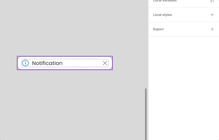 Notifications Components alert animations app branding check components design error figma graphic design icon illustration info information instances logo notifications popup ui ux