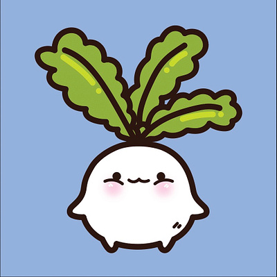 Cute Turnip cute design illustration kawaii turnip