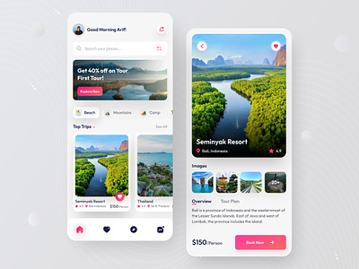 ✈Travel App Concept app app design branding city map mobile app mobileui tour tour guide tourist travel travel agency travel app travel mobile app travel quest travelapp traveling ui uiux