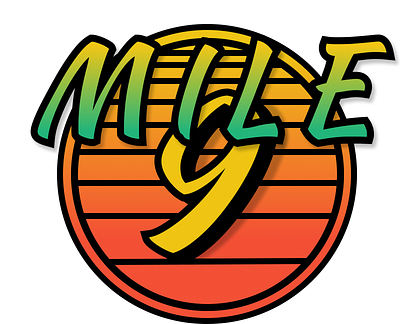 Mile 9 - Band Logo 80s band beach figma logo music reggae