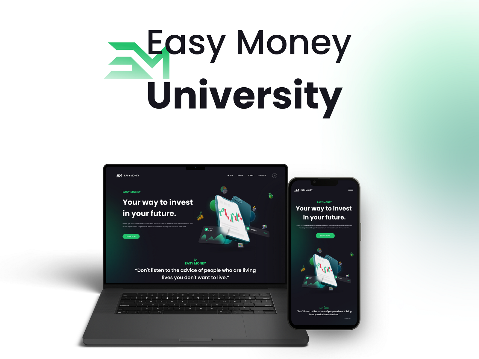 EASY MONEY UNIVERSITY CASE STUDY by PluPx Studio on Dribbble