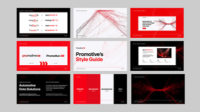 Brand Manual | Promotive ai automotive brand identity brand manual branding design graphic design logo logo design red red branding startup vector logo visual identity