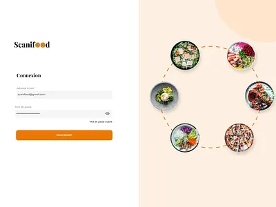 Restaurant Login page figma graphic design login page ui