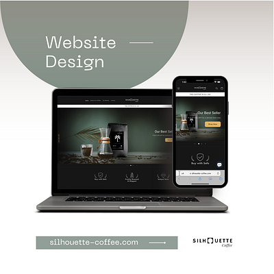 Silhouette Coffee - Website Design app branding design graphic design illustration logo product design typography ui vector website