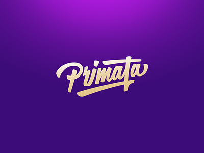 Primata Lettering dribbble letter lettering logo motion motion graphics primata typography vector art vintage