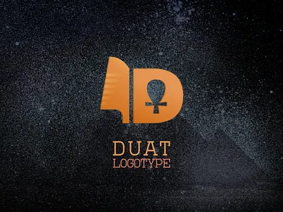 Egyptian inspired logotype affinity brand branding design duat egypt graphic design honduras horus logo logotype osiris pyramids vector