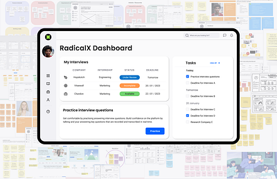 Interviewing Webapp Dashboard dailyui dailyuichallenge dashboarddesign design digitaldesign illustration interfacedesign logo productdesign saas ui uiuxdesign userinterface