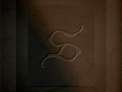 Stevie Dutson Monogram blackletter branding classic clean design elegant embossed flourish hand lettering handlettering lettering logo medieval modern monogram refined sd stevie dutson typography vintage