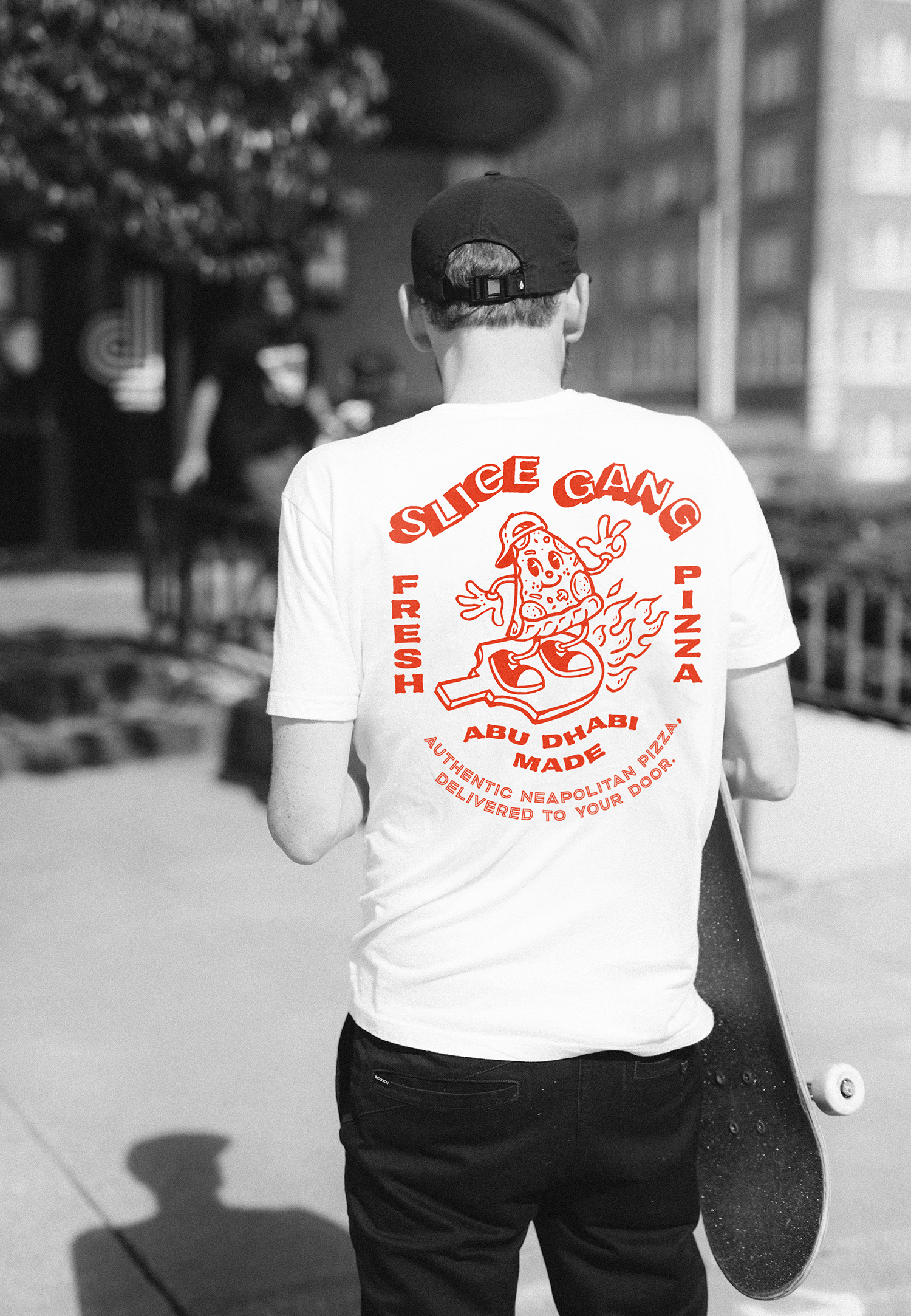 Slice Gang brand branding cool design digital edgy food fun icon identity illustration logo mascot merchandise modern pizza pizzaria restaurant vector vintage