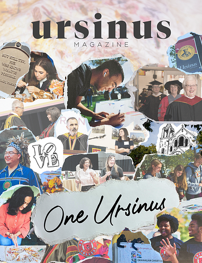 Collage - Ursinus Magazine Cover adobe photoshop collage graphic design illustrator indesign magazine magazine cover photoshop print