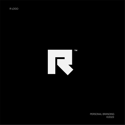 R Logo / personal Branding branding design logo logo design